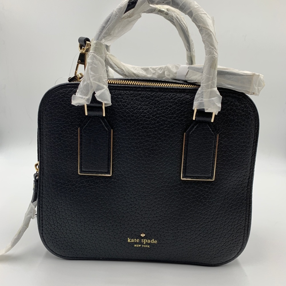Kate Spade Bag Cecil Court Black Leather Satchel